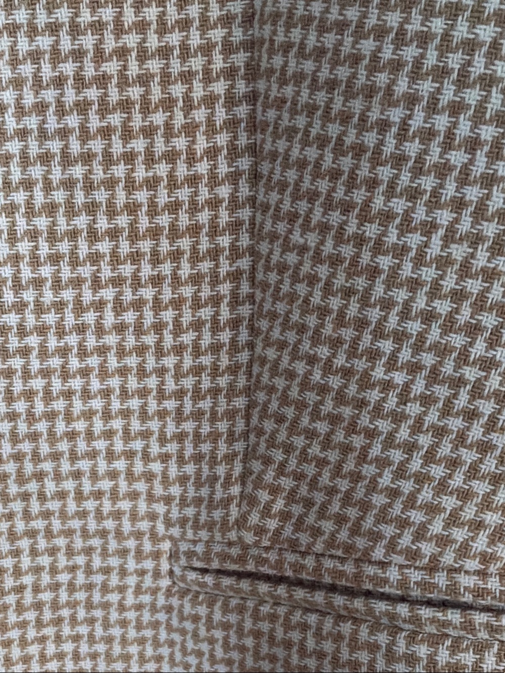 J. Crew Men's Tan Houndstooth Sport Coat - Picture 4 of 9